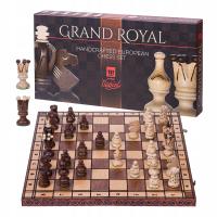 Деревянные шахматы GRAND ROYAL 48 x 48 см 2 x Hetman-польский производитель