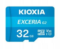 KIOXIA Karta pamięci microSD 32GB Gen2 UHS-I U3 adapter