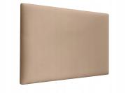 PANEL TAPICEROWANY WEZGŁOWIE NA ŚCIANĘ 60x30 cm BEŻOWY WELUR DEKORACYJNY