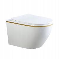 MISKA WC WISZĄCA TORNADO MIZU-WH-GL-TR-03 DESKA WOLNOOPADAJĄCA DUROPLAST