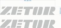 ZETOR export Финляндия наклейки кабина