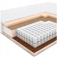 Materac PASODOBLE Hilding 180x200 cm TWARDY Medyczny Sprężynowy TENCEL