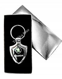 EXTRA BRELOK SAMOCHODOWY SKODA ZIEL METAL PREZENT
