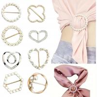 KLAMRA DO WIĄZANIA BLUZEK KOSZUL APASZKI Broszka Klamry Do Ubrań 8 sztuk