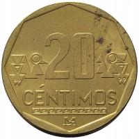 44734. Peru - 20 centymów - 2004r.