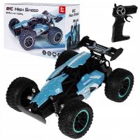 SAMOCHÓD WYŚCIGOWY STEROWANY PILOTEM RC MOCNY NAPĘD OŚWIETLENIE LED AUTO