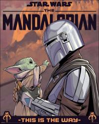 Star Wars The Mandalorian Baby Yoda - plakat
