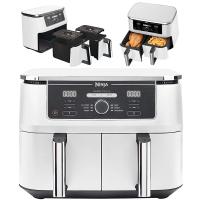 Frytkownica beztłuszczowa NINJA Foodi PROFESJONAL Dual Zone Air Fryer Biały