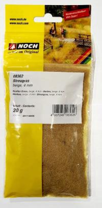 NOCH 08362 статическая трава 4MM 20G BEIGE
