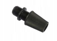 Blokada przewodu kabla w oprawce czarna