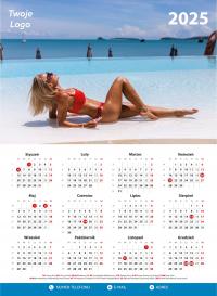 Kalendarz Plakatowy B2 Kobieta Personalizowany RÓŻNE WZORY