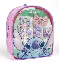 STITCH PLECAK Z AKCESORIAMI DO WŁOSÓW SPINKI GUMKI ZESTAW STICH DISNEY