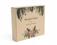 Karton Fasonowy Świąteczny 350x250x90 Stroik Pudełko Prezentowe Świąteczne