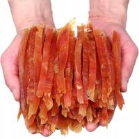 Przysmak, przekąska dla psa Miękkie paski z Kurczaka (92%) Hau&Miau 500g