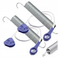 2× Zestaw sprężyna + linka zawiasu drzwi do zmywarki