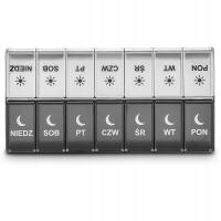 Контейнер для лекарств коробка органайзер-польские надписи