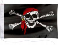 Flaga Piracka chusta bandera jachtowa 30x20cm qg