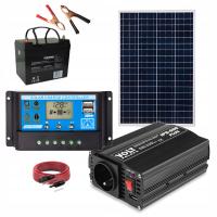 Mini elektrownia na działkę do kampera Zestaw solarny 100W 230V 500W AGM 65