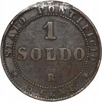 Watykan 1 soldo 1867