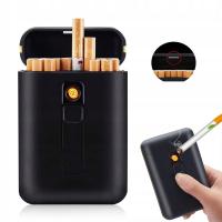 ZAPALNICZKA I PAPIEROŚNICA NA 20 PAPIEROSÓW 2W1 NA PREZENTY