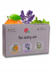 Zestaw olejków eterycznych dla dzieci - naturalne, bio | Na dobry sen | KEJ