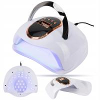 Lampa do paznokci dual LED UV manicure do hybryd akrylożeli 168W V8