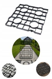 Георешетка 50кс50кс2. 5км решетки стоянки газона черная прочная