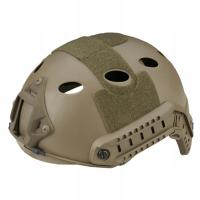 Военный тактический шлем ASG Emerson FAST PJ-Tan
