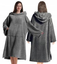 ПОНЧО ПОЛОТЕНЦЕ С КАПЮШОНОМ МОРС НАКИДКА ХАЛАТ ДЛЯ БАССЕЙНА СЕРФИНГ