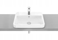 Umywalka Wpuszczana w blat prostokątna Roca Gap 55 cm biały