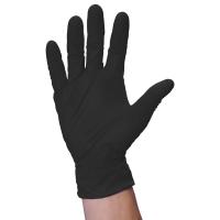 Rękawiczki nitrylowe Mercator NITRYLEX czarne rękawice medyczne 100 sztuk