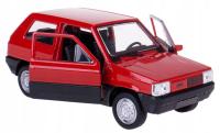 FIAT PANDA I METALOWY MODEL WELLY 1:34-39 CZERWONY