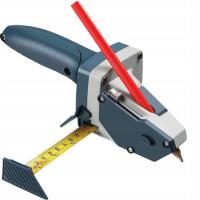 NOŻ DO CIĘCIA PŁYT GIPSOWO-KARTONOWYCH Z TAŚMĄ MIERNICZĄ I CYRKIELEM