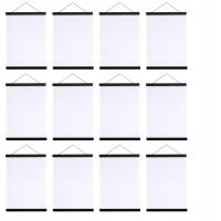 12x ZESTAW RAMEK RAMKA MAGNETYCZNA NA ZDJĘCIE PLAKAT OGŁOSZENIE FOTO CZARNA