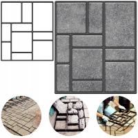 Форма для брусчатки бетонный камень кошачьи головы 45x40 см