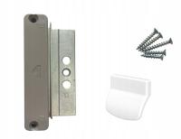 ROTO ZATRZASK balkonowy MAGNETYCZNY RUCHOMY SŁUPEK białą klamka rączka