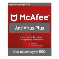 McAFEE ANTIVIRUS PLUS 10 urządzeń 10 st. / 12 miesięcy ESD