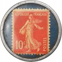 Moneta, Francja, Chicorée Pasteur, 10 Centimes, Ti