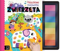 Paluszkowe malowanki Zwierzęta Aksjomat Maluj rączkami Malowanka Agnieszk