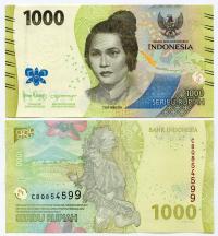 INDONEZJA 1000 RUPII 2024 P-W162 UNC