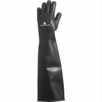 Длинные резиновые перчатки LA600 рабочие кислотостойкие водонепроницаемые