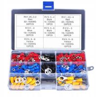 200× Konektor oczkowy ABC-RC z izolacją trwały 200 szt.