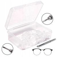 Силиконовые носовые накладки для очков-набор из 10 пар-запасные с вставками