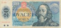[MB7024] Czechy 20 koron 1988