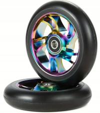 2X ролики 100 мм подшипник ABEC-9 самокат колеса алюминий