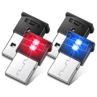 2 SZT. MINI LAMPKI USB LED AMBIENTOWE DO SAMOCHODU I LAPTOPA RGB 8 KOLORÓW