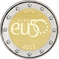 Irlandia 2 euro 2023 - 50 lat w Unii Europejskiej