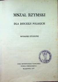 Римский Миссал для польских епархий