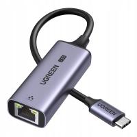 UGREEN ZEWNĘTRZNA KARTA SIECIOWA ADAPTER USB-C DO RJ45 LAN ETHERNET 2.5GBPS