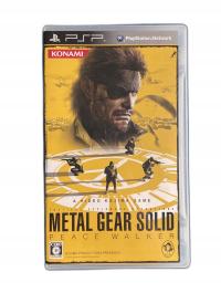 Metal Gear Solid Peace Walker NTSC-J PS Best